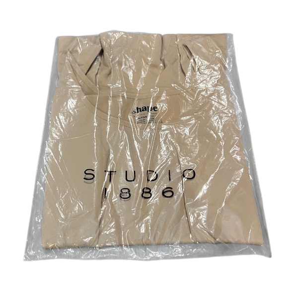 New‎ Studio 1886 Women's Shaper Beige Tank Top, X-large - Picture 3 of 5